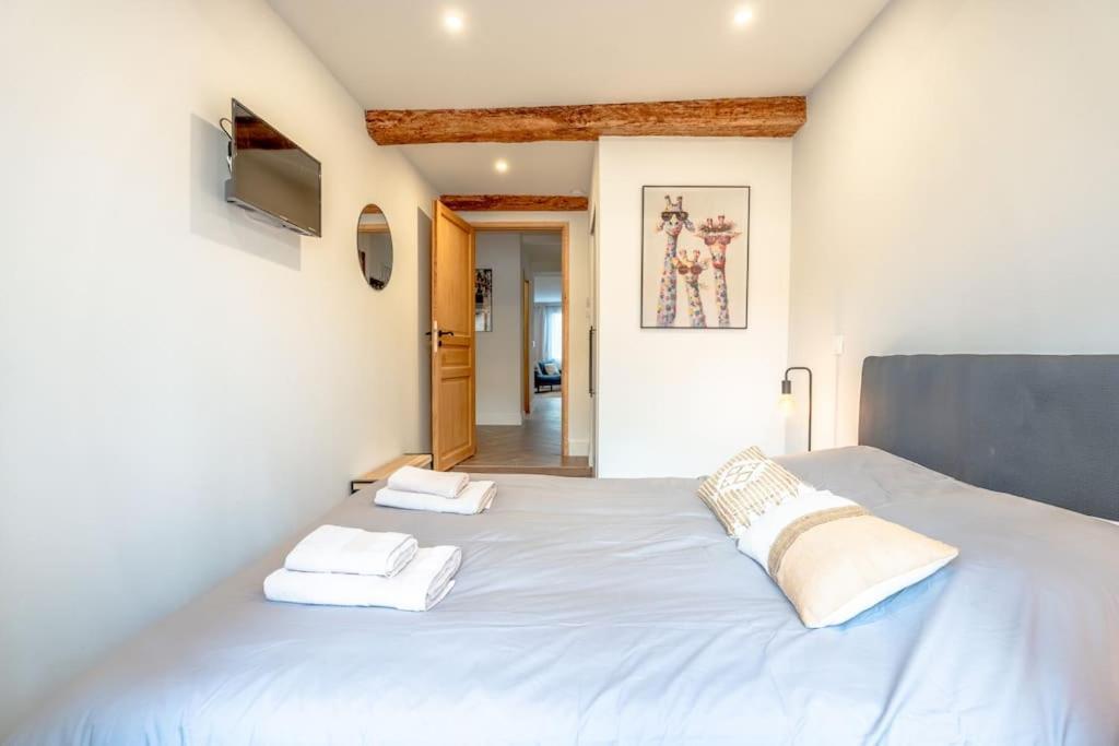 Superbe Appartement Neuf, Climatise Centre Village Le Plan-de-la-Tour Eksteriør billede